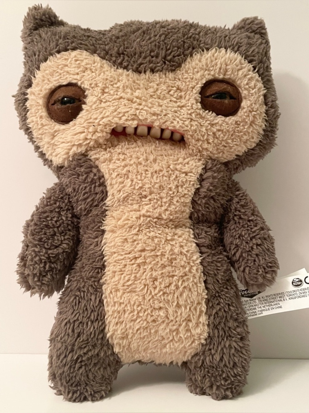 Retired Fuggler Lil’ Demon 12” Plush Brown Fuzzy Spin Master 2018 HTF Rare